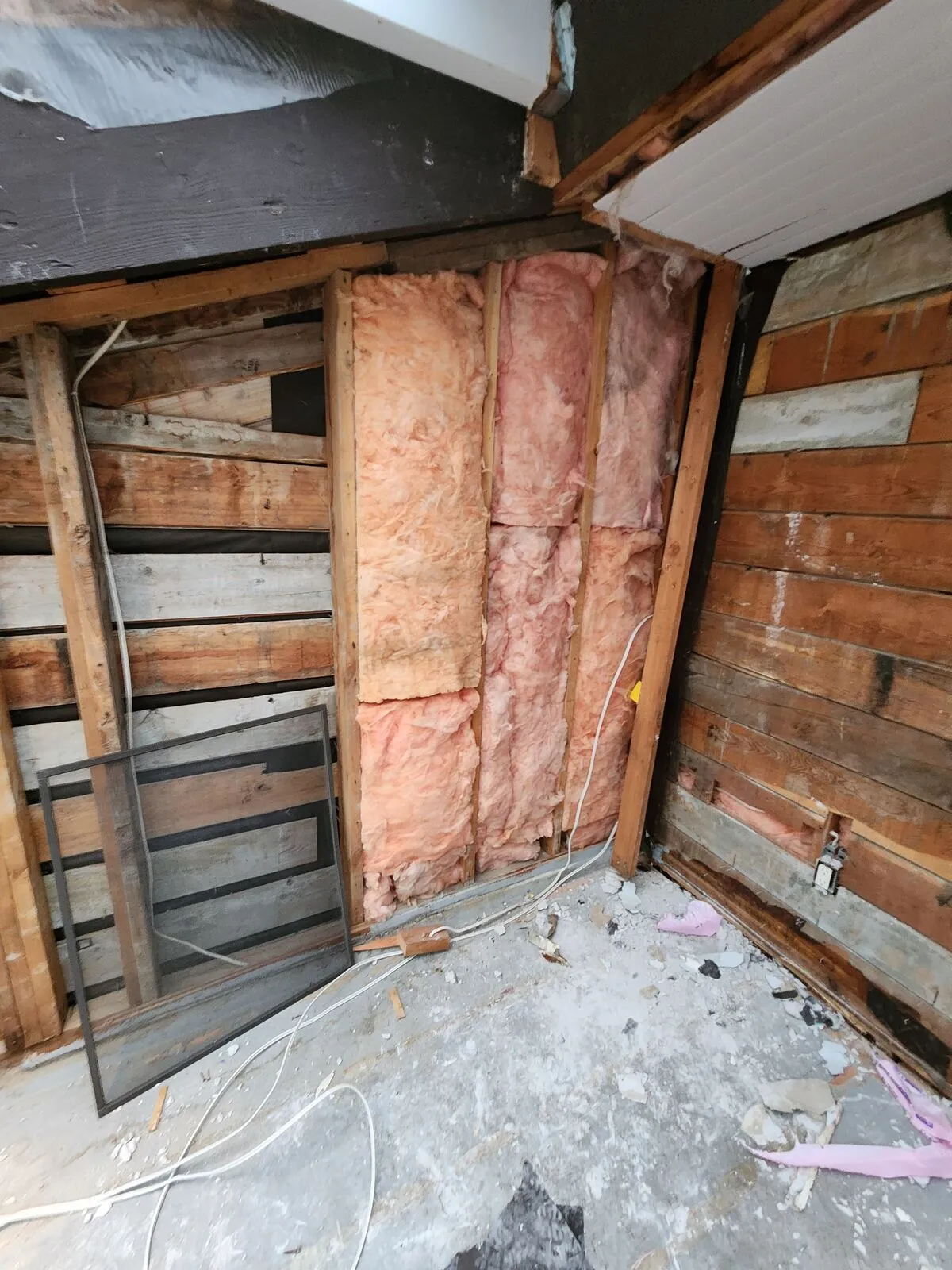 Step one: strip back to the framing and find the rot