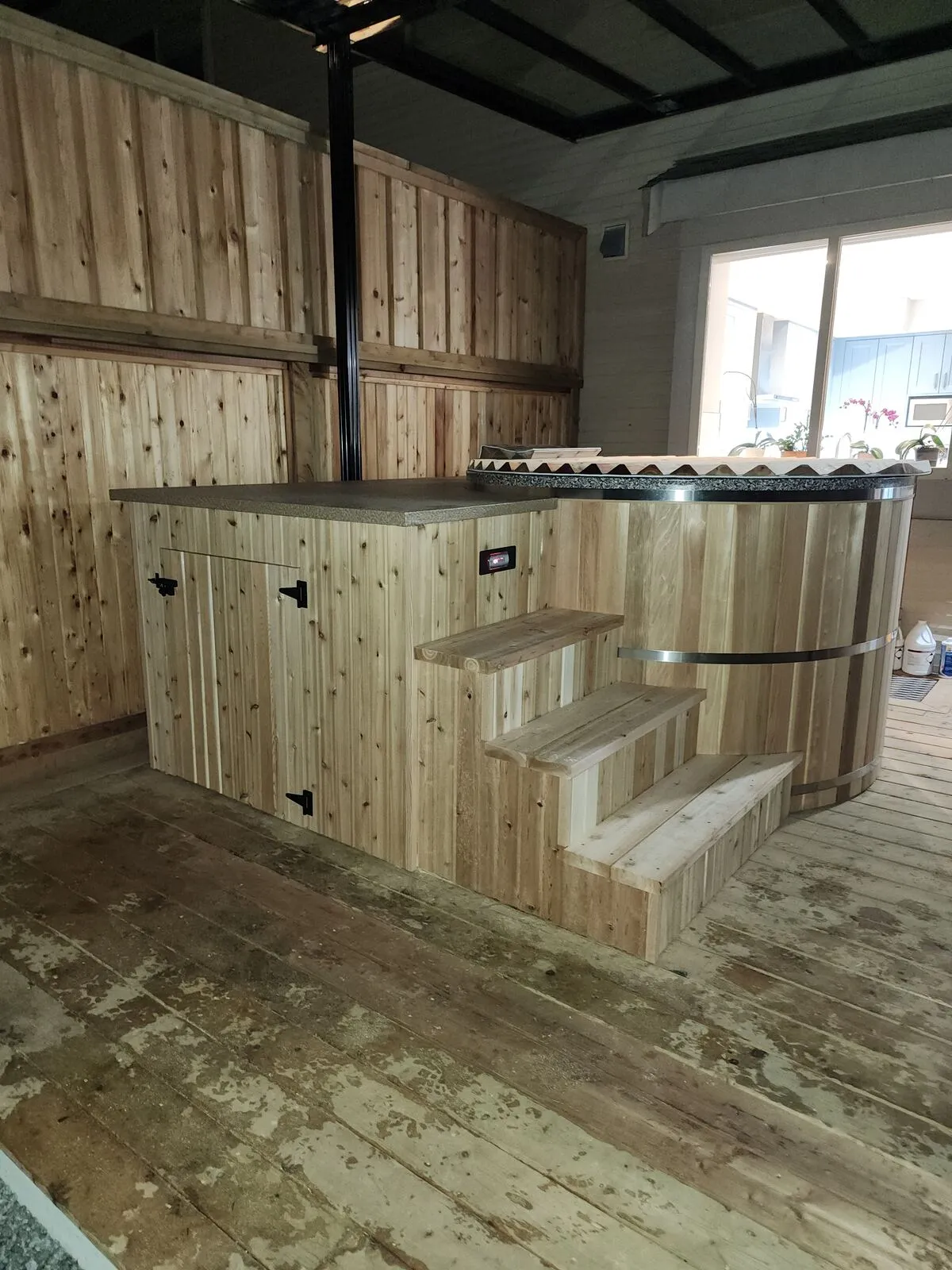Custom Cedar Hot Tub — Port Moody