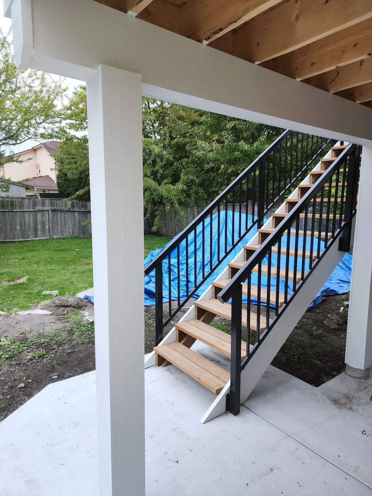 Concrete & Vinyl Deck — Richmond