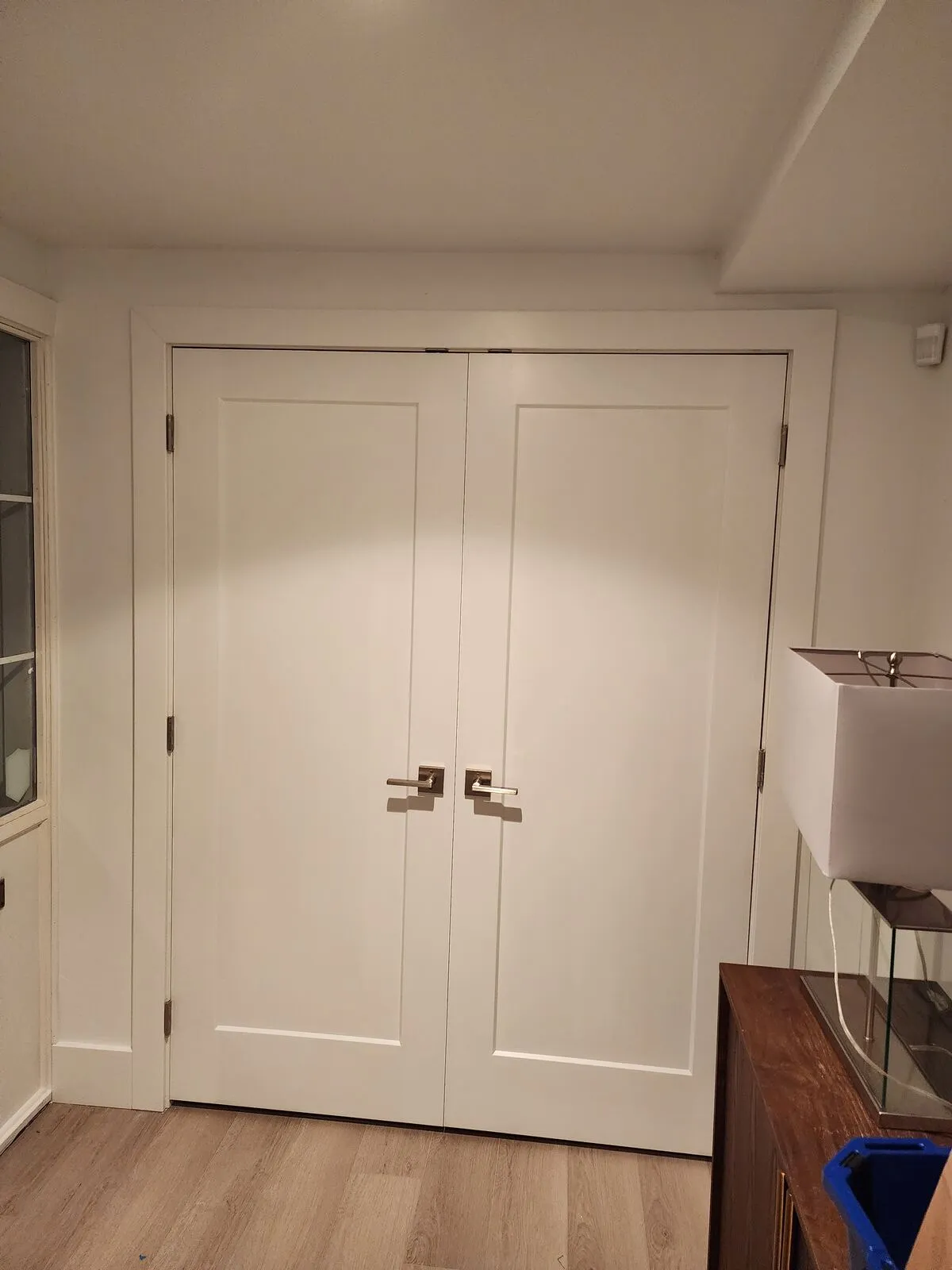 New doors and hardware throughout