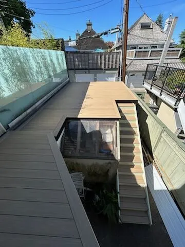 The finished deck