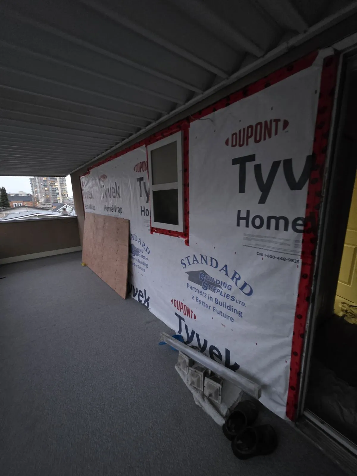 Weather barrier and new vinyl membrane